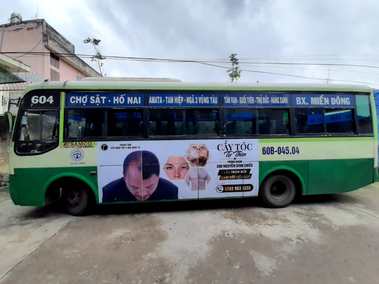 Quảng cáo xe bus tuyến 604 - Xe bus Hồ Chí Minh